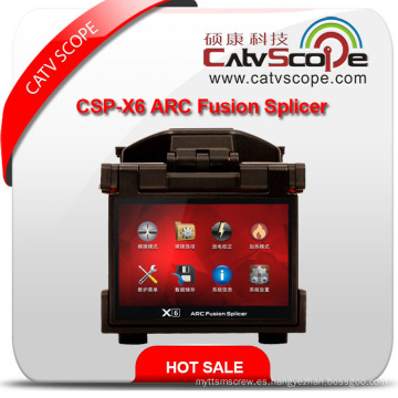 Catvscope Csp-X6 Alto Rendimiento 6 Motores Fiber Fusion Splicer